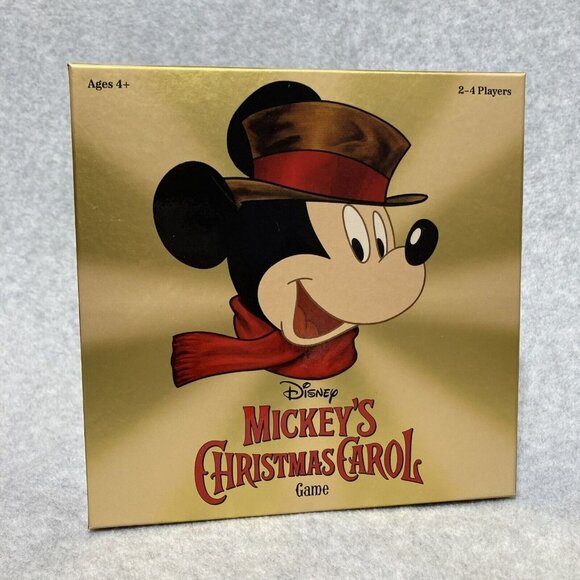 2022 Disney Mickey's Christmas Carol Holiday Game By Funko 2-4 players Ages 4+ - Picture 1 of 6